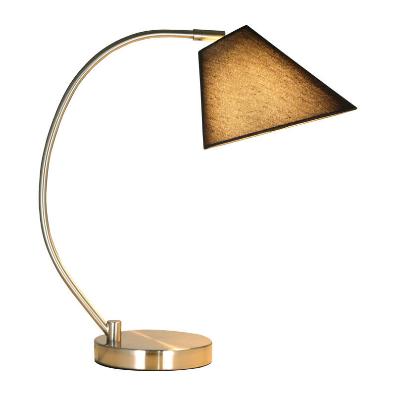 Tijuana Table Lamp Silver with Black Shade image number 1